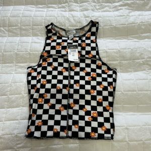 Rue 21 flower retro tank top